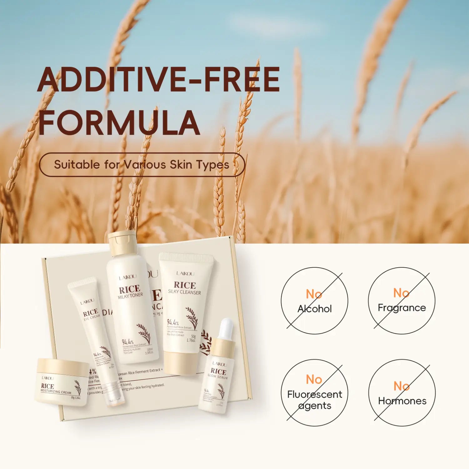 Moisturizing Cream With Plant Extracts For Facial Skincare Skincare Set