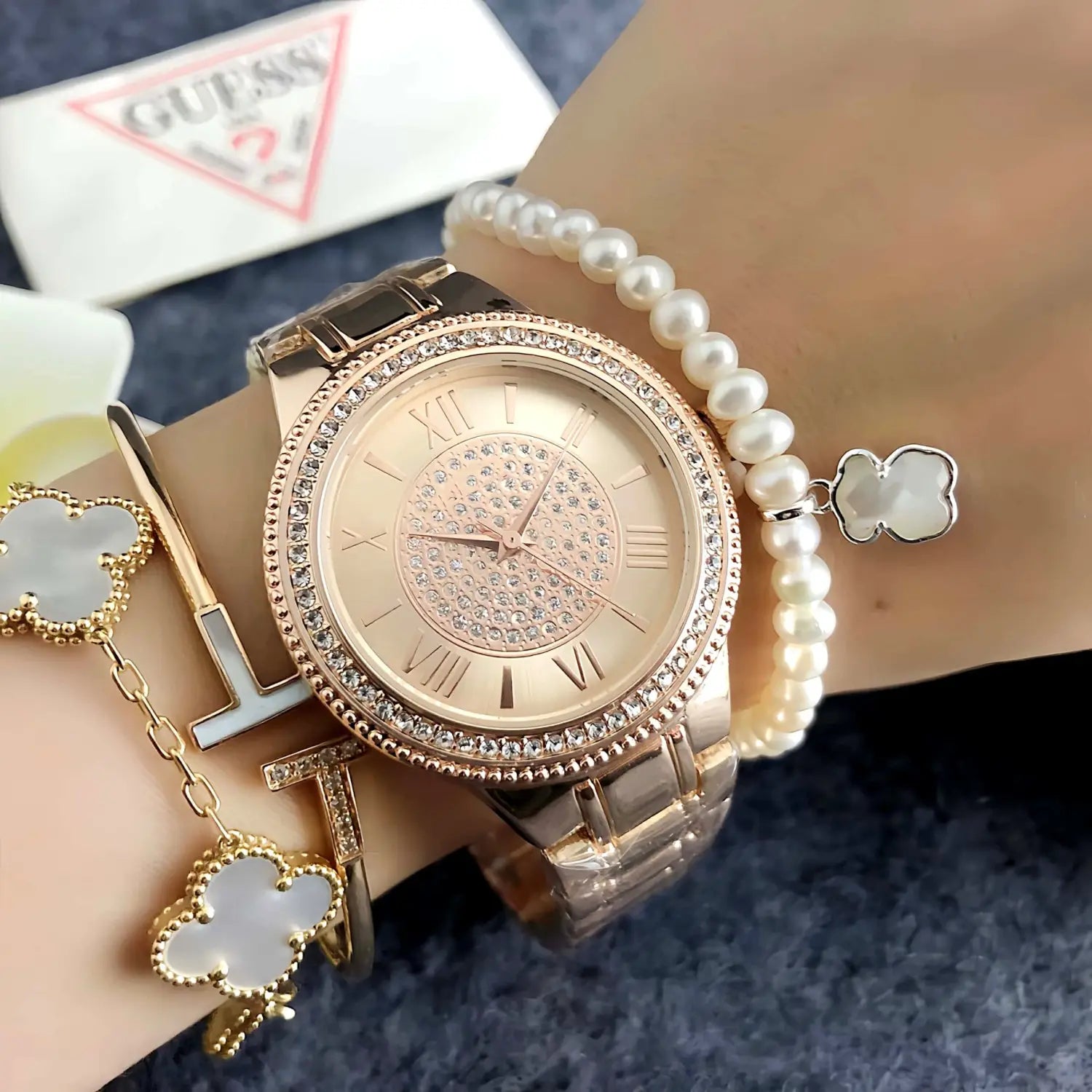 Sleek Sophisticated Watch With A Large Dial A Niche Art Piece For Women
