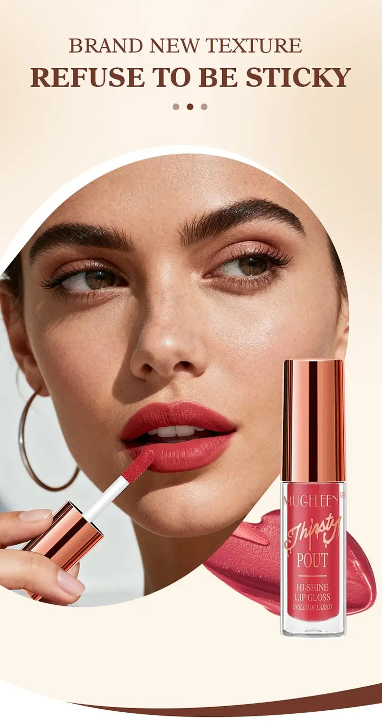 Liquid Lip Gloss And Lipstick Set