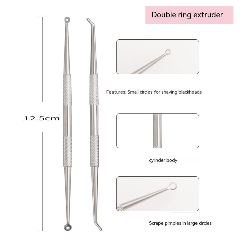 Iron Box Stainless Steel Acne Needle Suit Beauty Tools