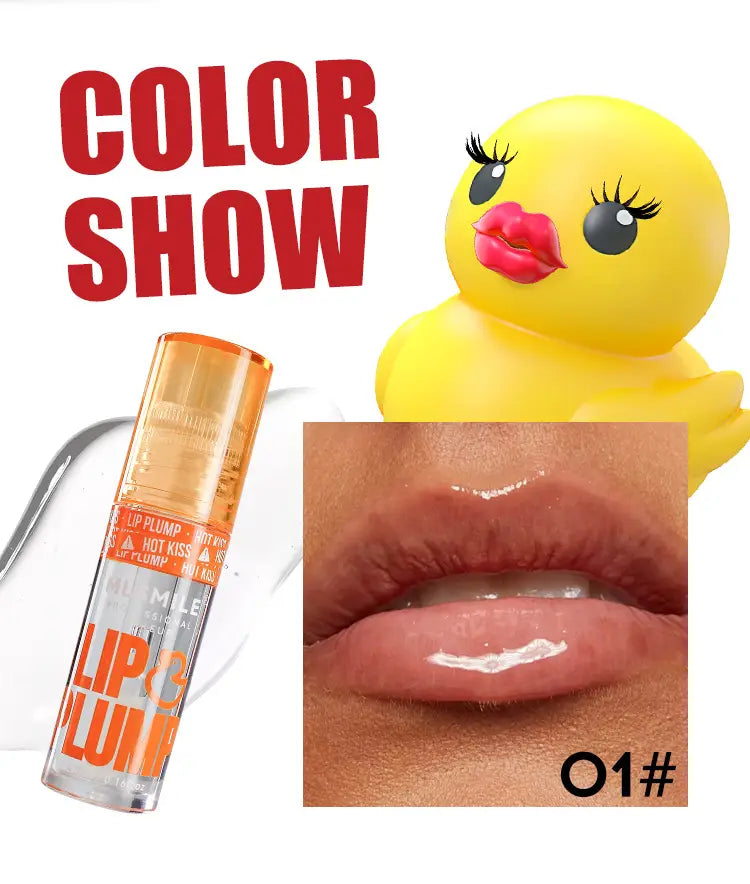 Duck Lip Gloss Mirror Lip Lacquer Pearlescent Liquid Lipstick