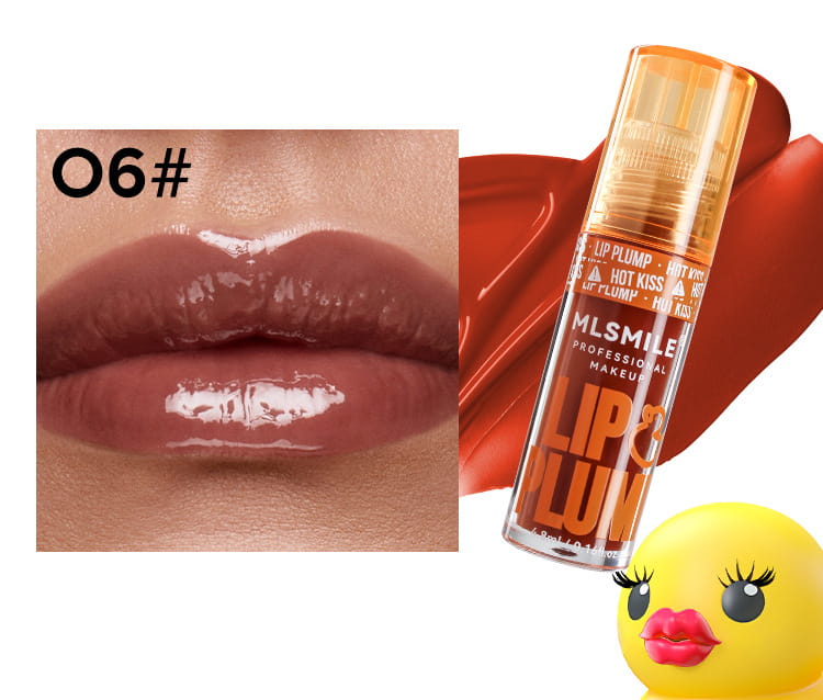 Duck Lip Gloss Mirror Lip Lacquer Pearlescent Liquid Lipstick