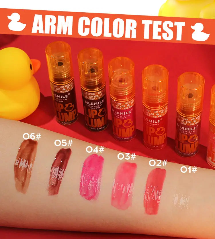 Duck Lip Gloss Mirror Lip Lacquer Pearlescent Liquid Lipstick