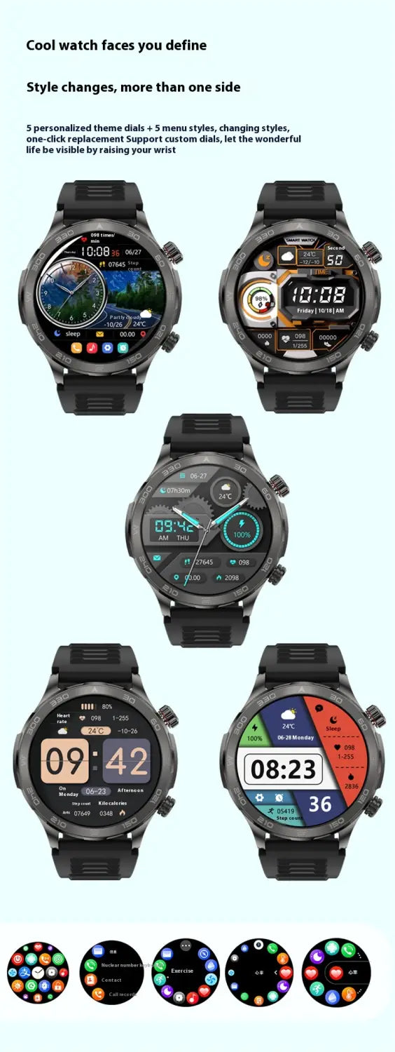 Smart Watch DK67 Bluetooth Calling Sports Running Business Watch