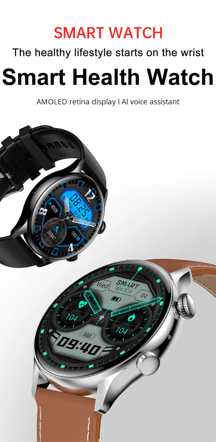 Voice Call Full Screen Smart Watch