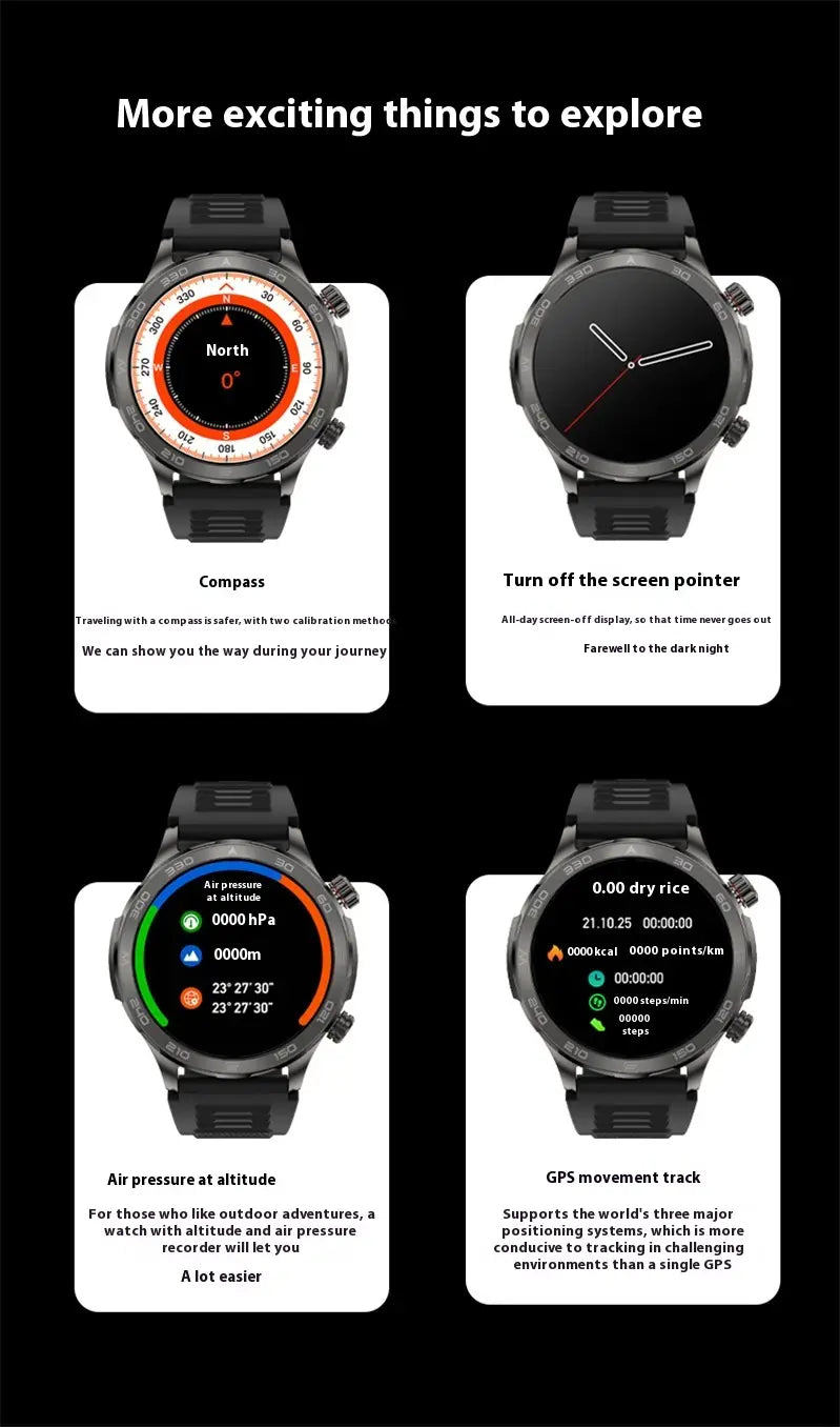Smart Watch DK67 Bluetooth Calling Sports Running Business Watch