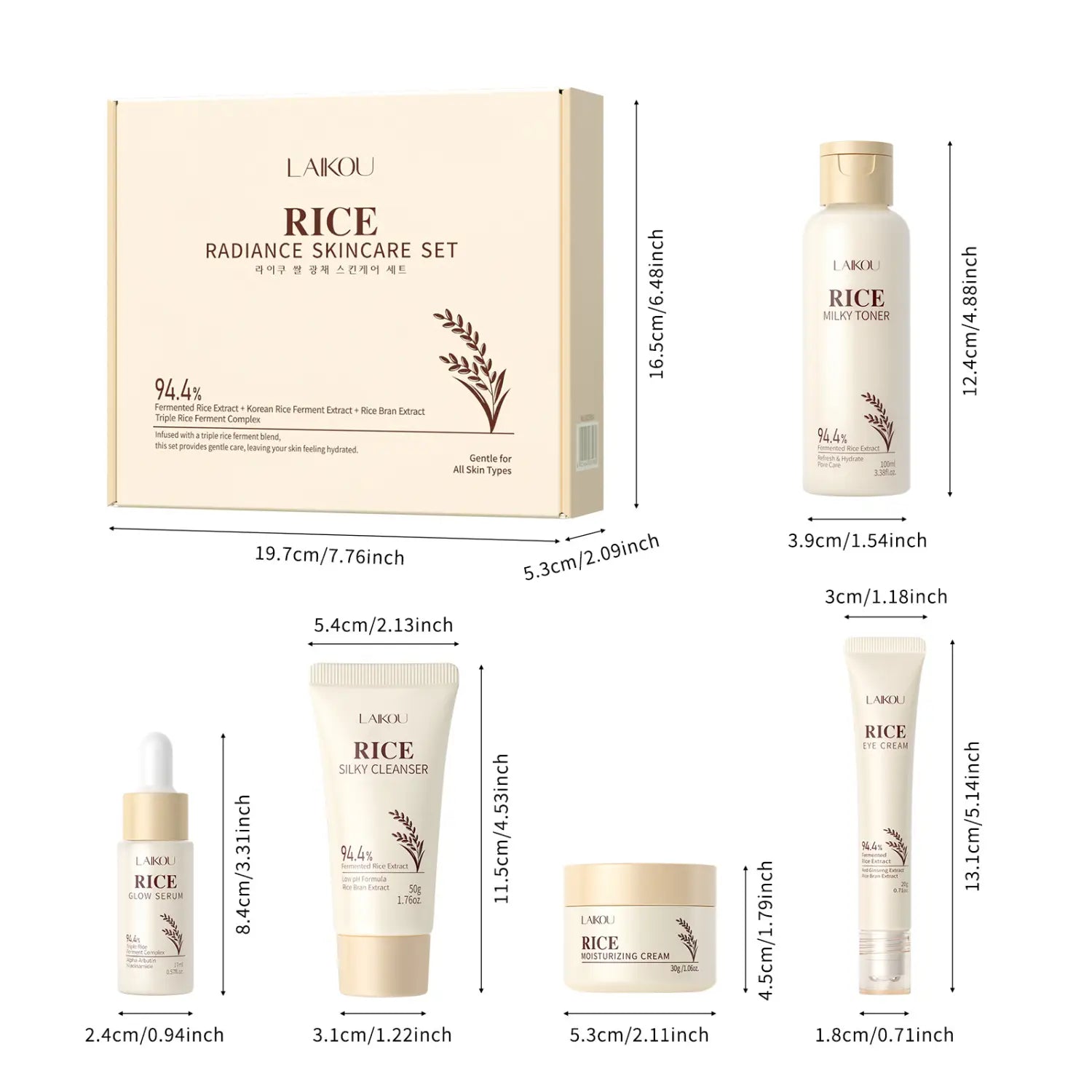 Moisturizing Cream With Plant Extracts For Facial Skincare Skincare Set