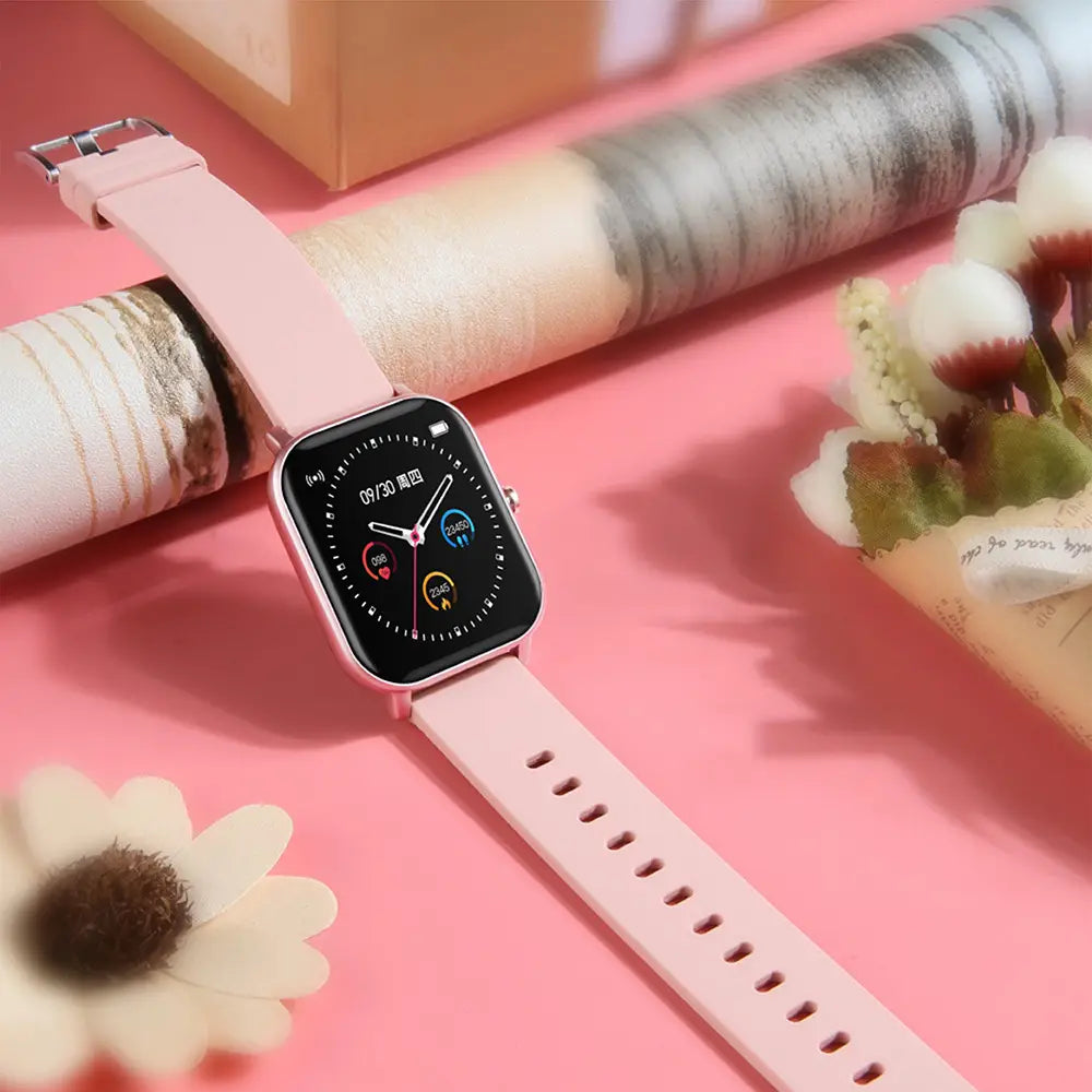 All-touch Smartwatch Bracelet With Heart Rate And Blood Pressure Monitoring