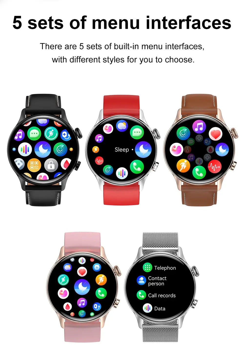 Voice Call Full Screen Smart Watch