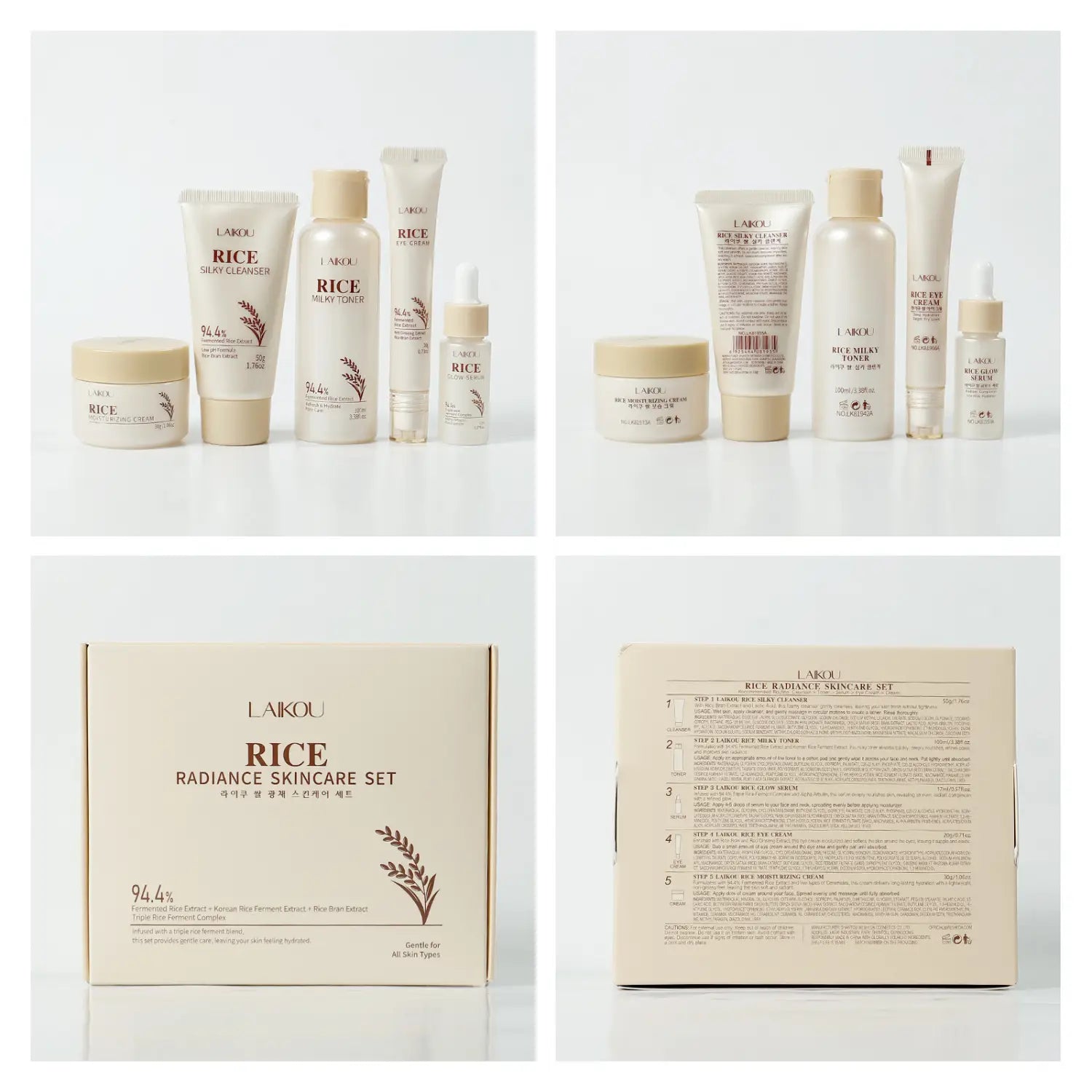Moisturizing Cream With Plant Extracts For Facial Skincare Skincare Set