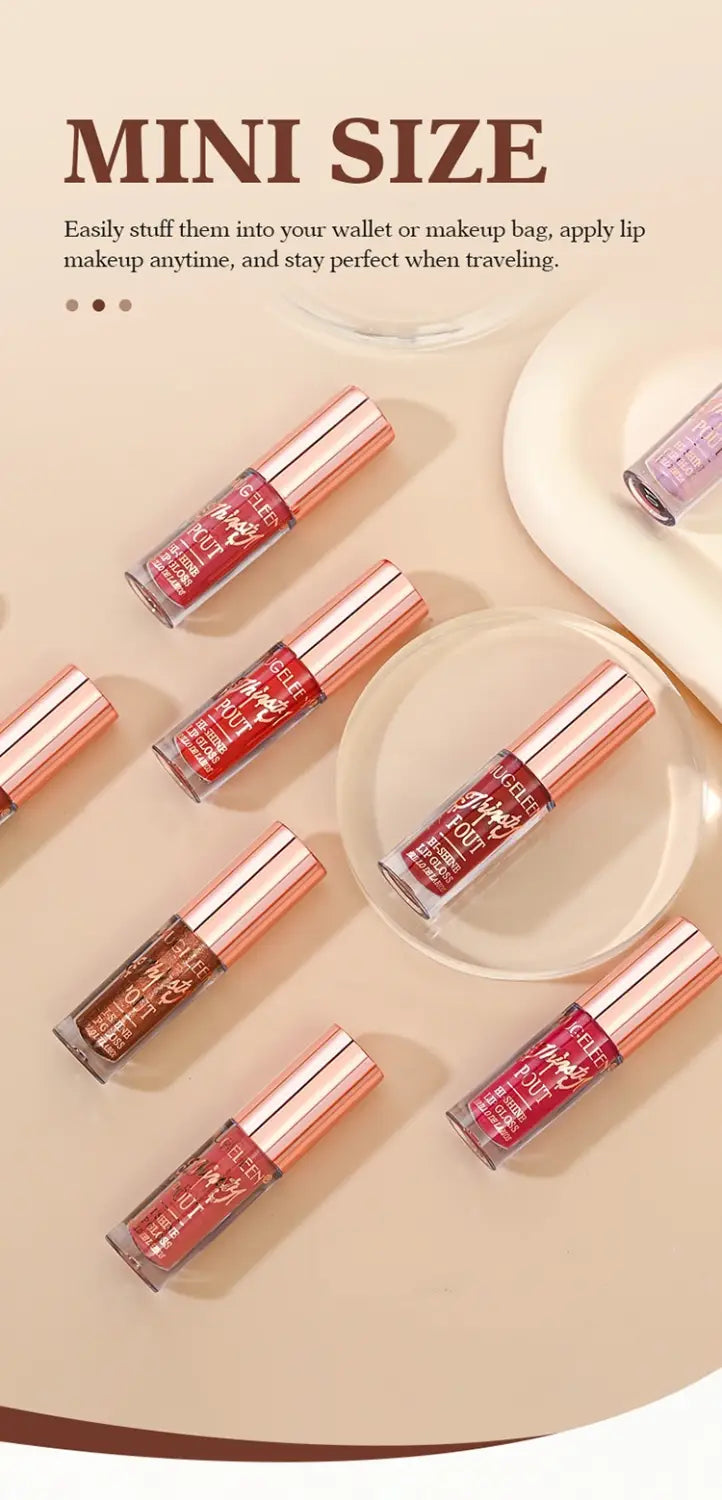 Liquid Lip Gloss And Lipstick Set