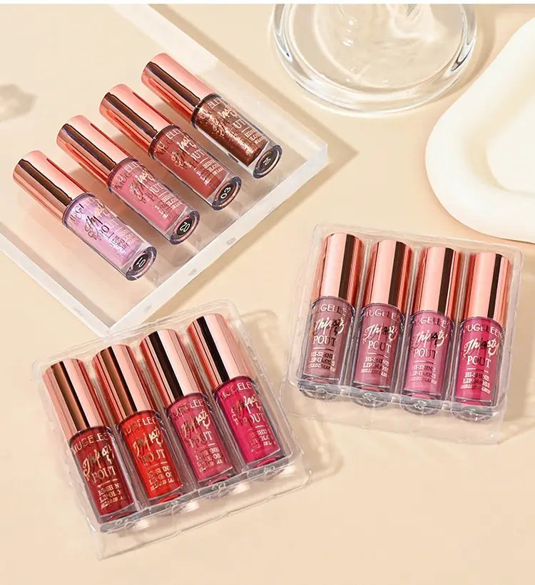 Liquid Lip Gloss And Lipstick Set