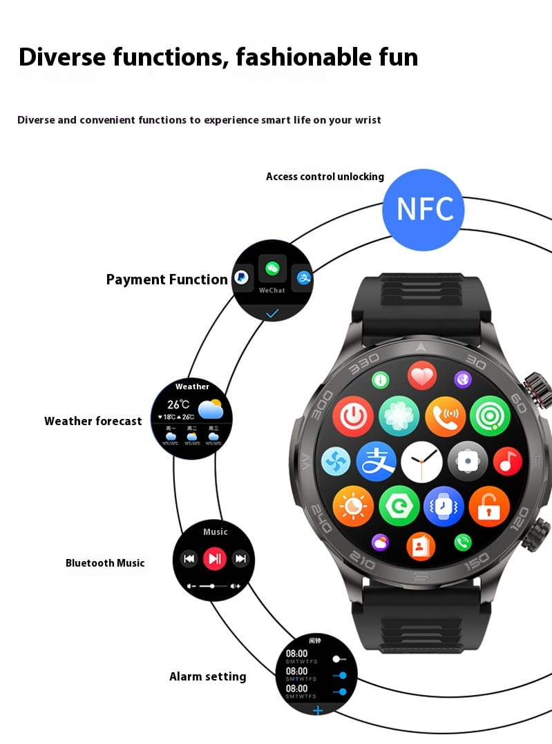 Smart Watch DK67 Bluetooth Calling Sports Running Business Watch