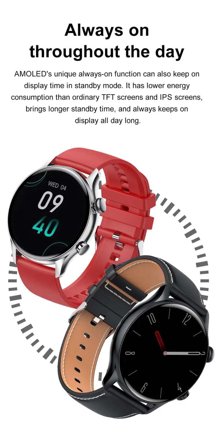 Voice Call Full Screen Smart Watch