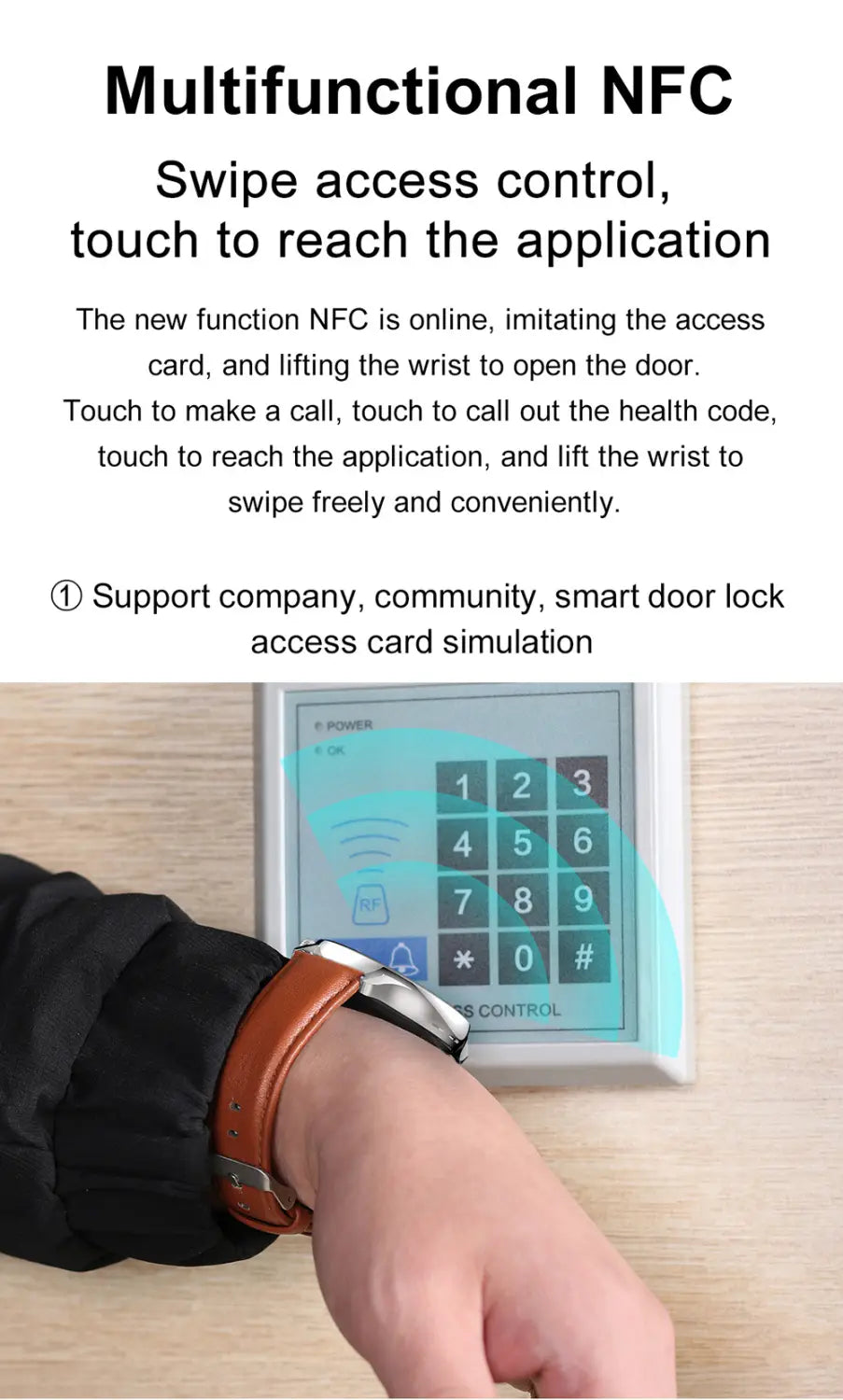Voice Call Full Screen Smart Watch