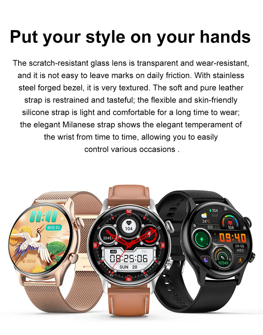 Voice Call Full Screen Smart Watch