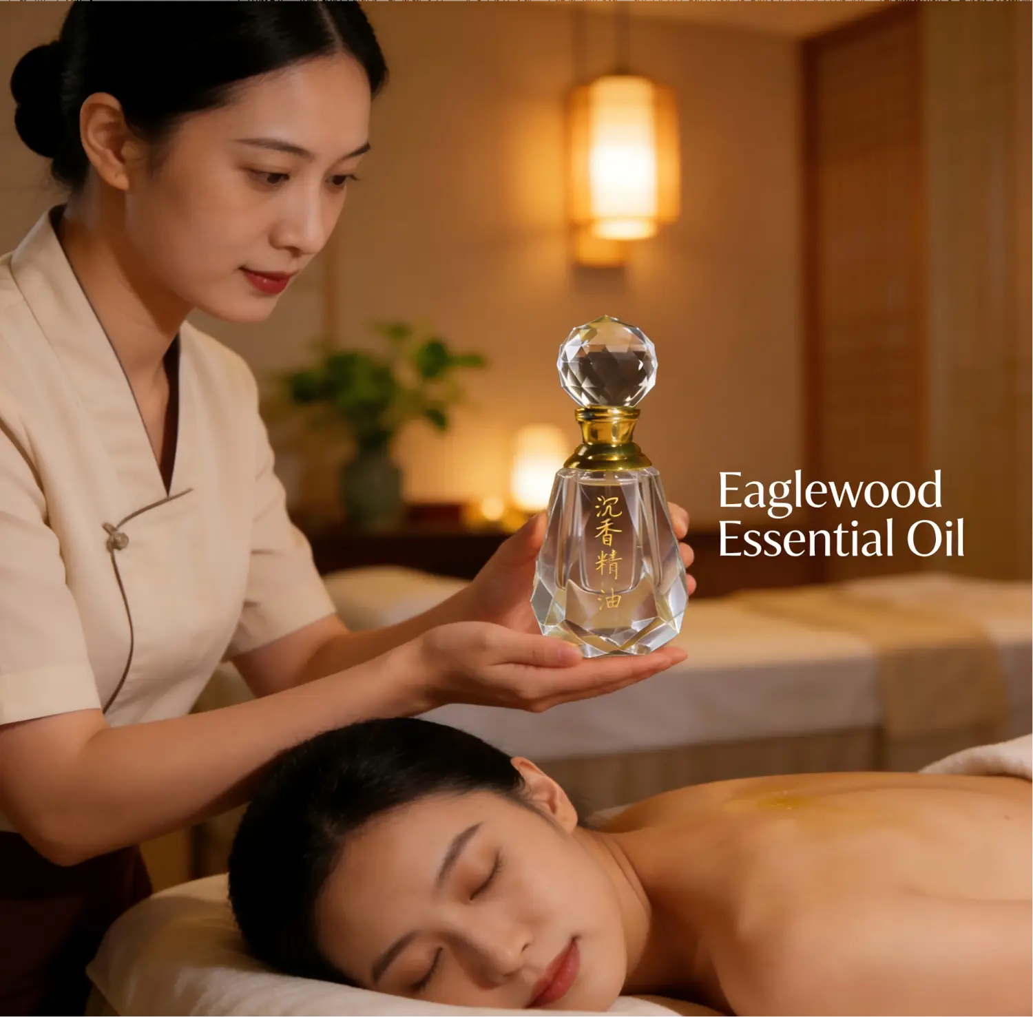 Natural Agarwood Essential Oil Ebony Essential Oil Bulk Export For High-End Perfumes Skincare Aromatherapy And Health